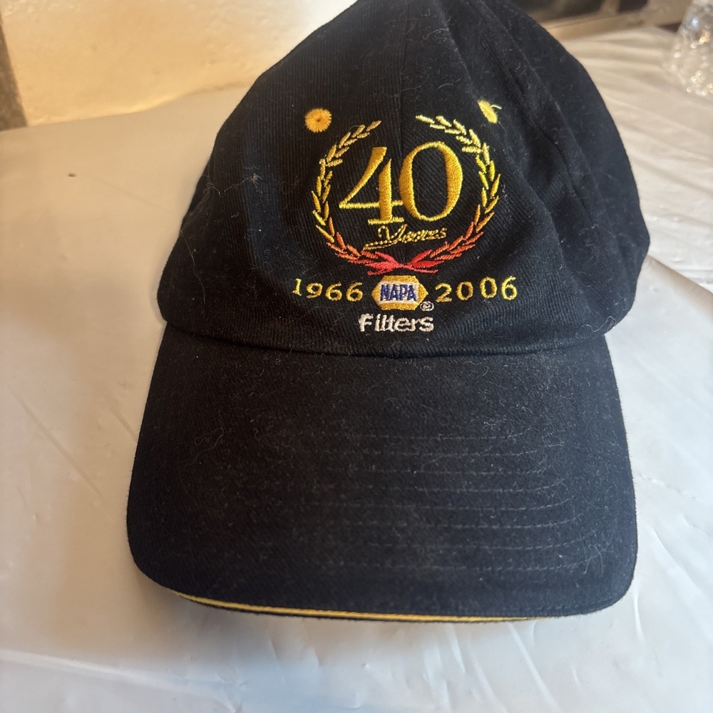 NAPA Filters 40 Years 1966-2006 Baseball‎ Hat Ball Cap Rear Buckle Adjustment